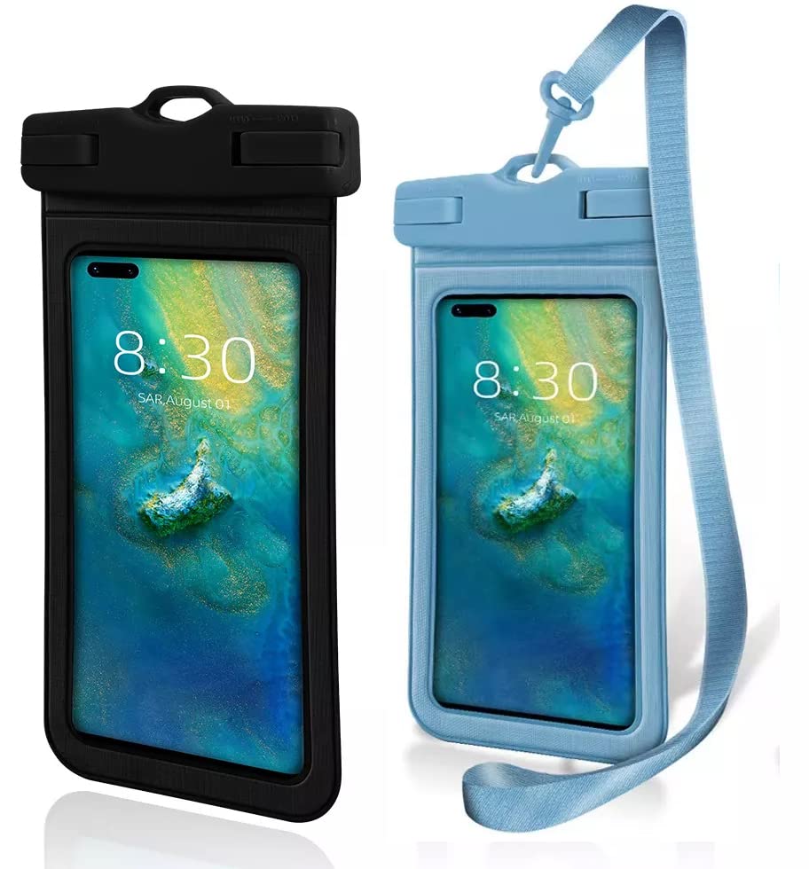 Smaige Waterproof Case Universal Phone Holder Pouch, Ipx8 Underwater Cellphone Dry Bag Compatible With Iphone 13 Pro 12 11 14 Pr